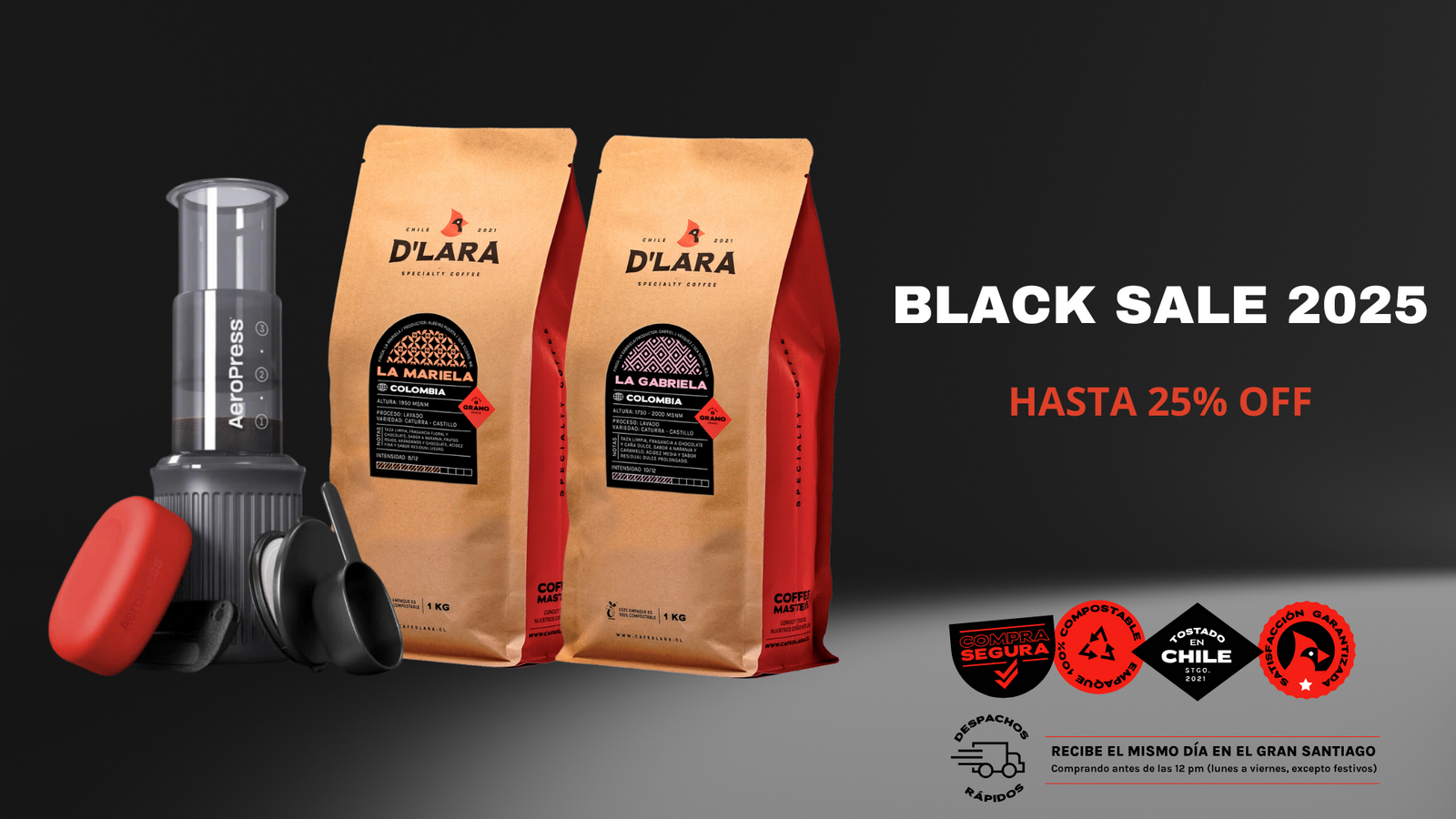 Ofertas Black Week HASTA 25% OFF