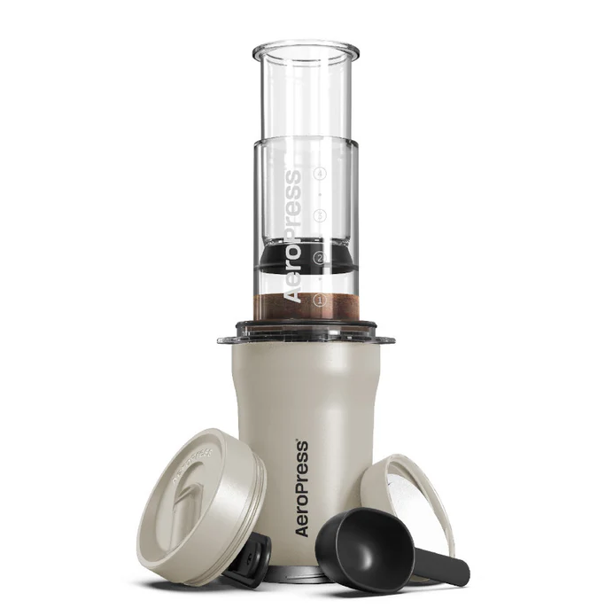 Aeropress Go Plus Cream + Accesorios y Filtros