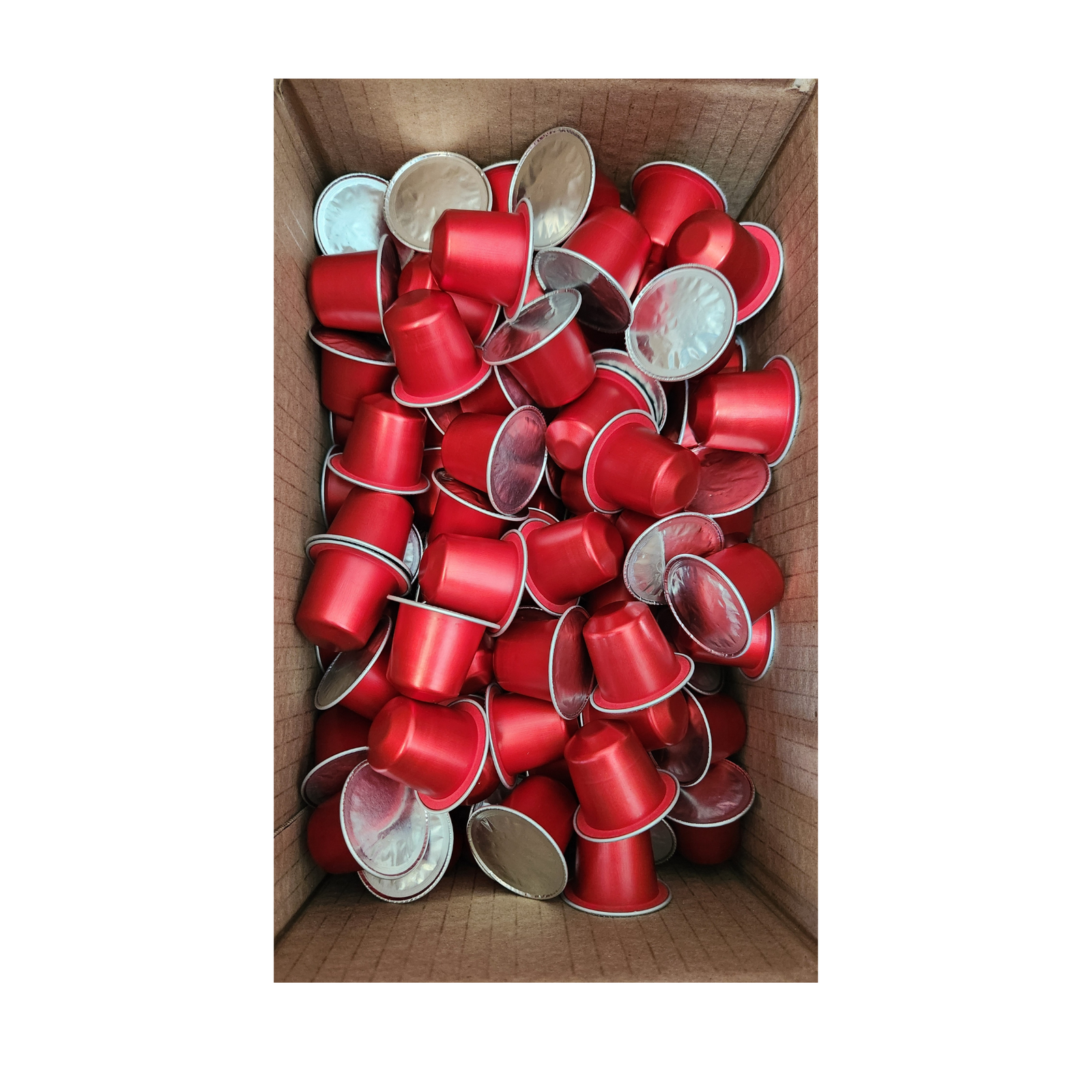 Box 100 cápsulas Aluminio Nespresso Compatible - El Bosque Honduras