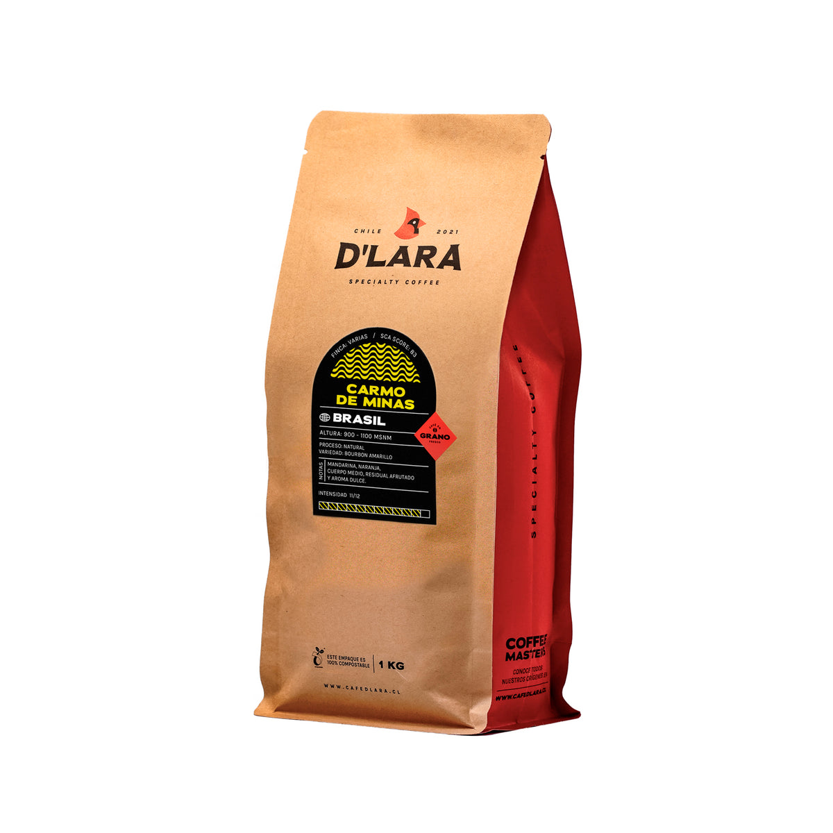 1KG Café de Especialidad Carmo de Minas - Brasil en Grano o Molido