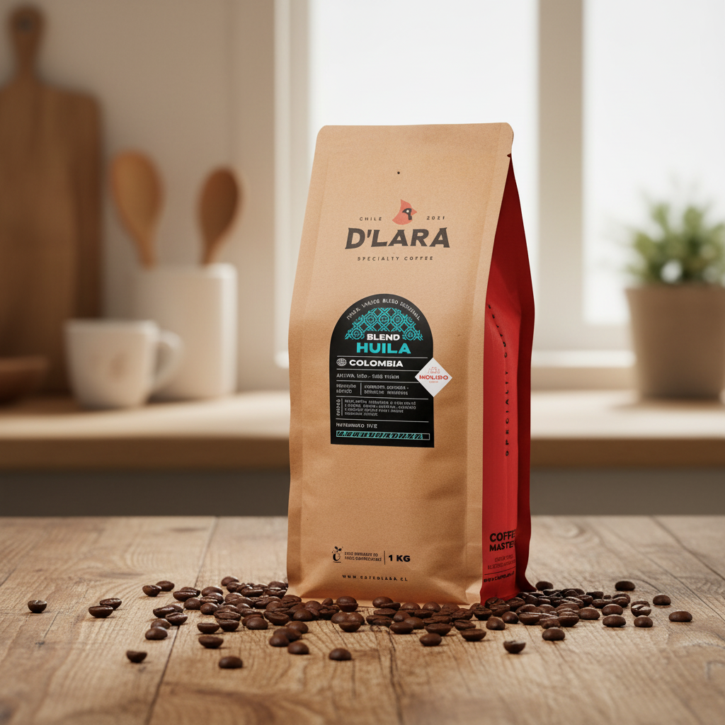 1KG Café de Especialidad Blend Huila, Colombia en Grano o Molido