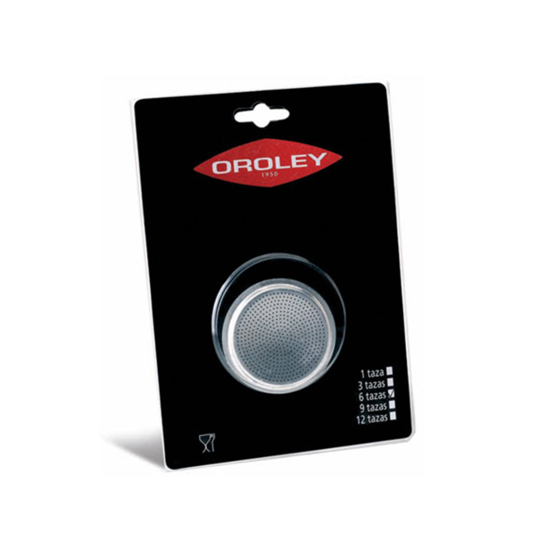 Filtro de aluminio para cafeteras Italianas Oroley desde 1 a 12 tazas