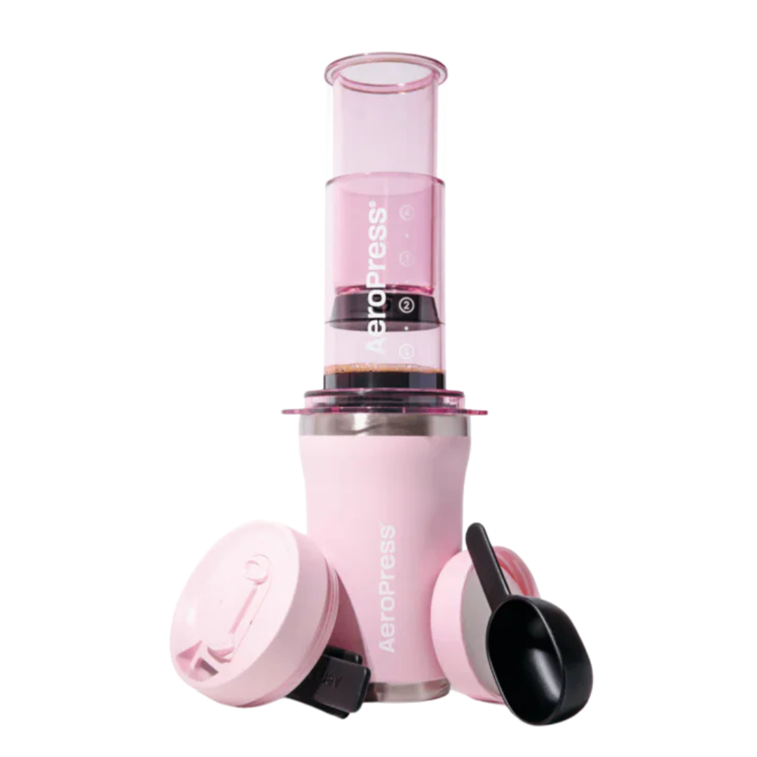 Aeropress Go Plus Pink + Accesorios y Filtros