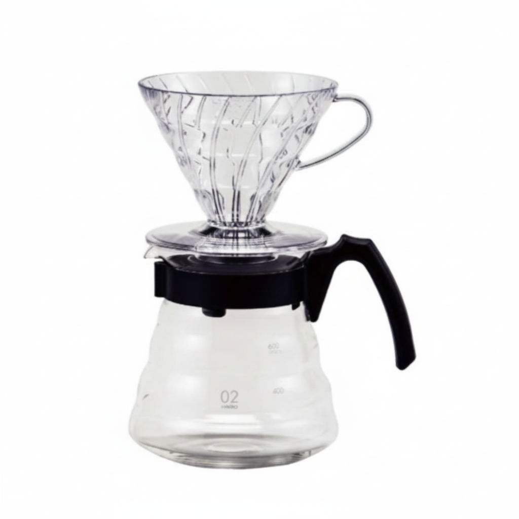 KIT V60 Acrílico Transparente - HARIO 02