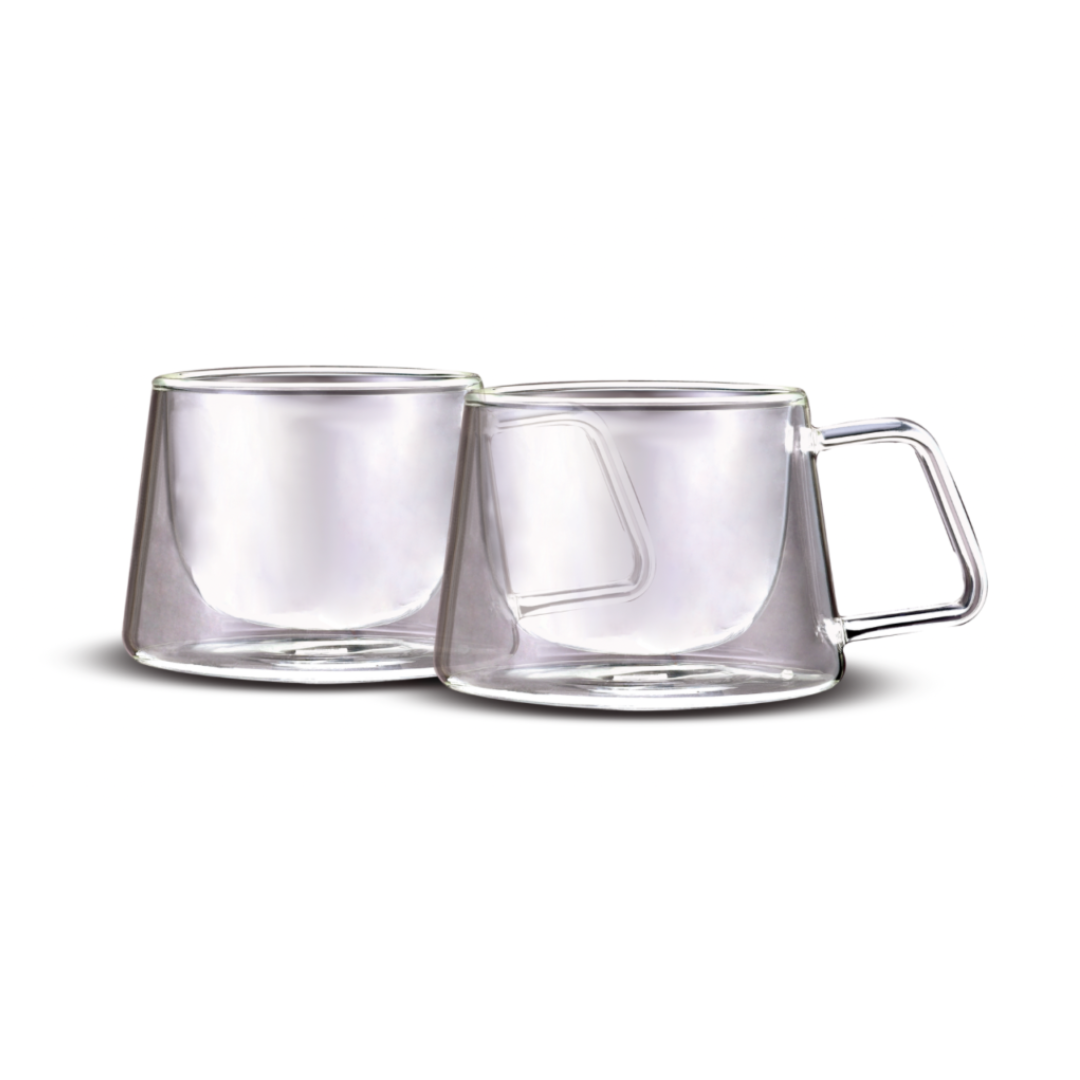 Set 2 tazas doble pared Sicilia 200ml - Oroley