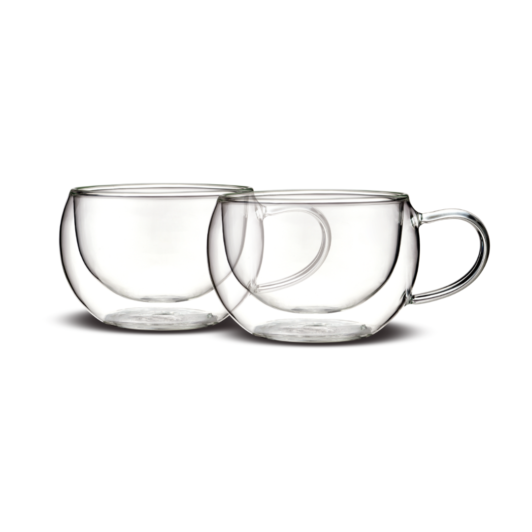 Set 2 tazas doble pared Toscana 250ml - Oroley