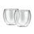 Set 2 vasos doble pared Palermo 100ml - Oroley