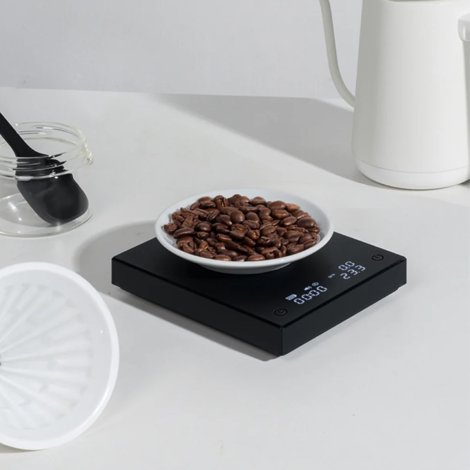 Balanza Electrónica Timemore Black Mirror basic 2 con temporizador