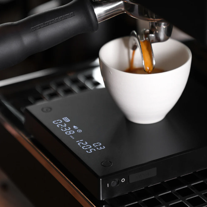 Balanza Electrónica Timemore Black Mirror basic 2 con temporizador