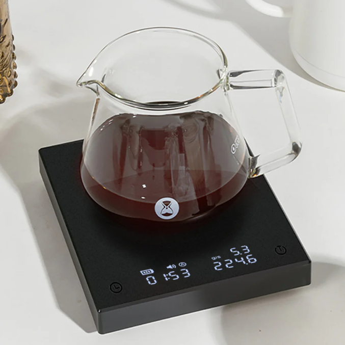 Balanza Electrónica Timemore Black Mirror basic 2 con temporizador