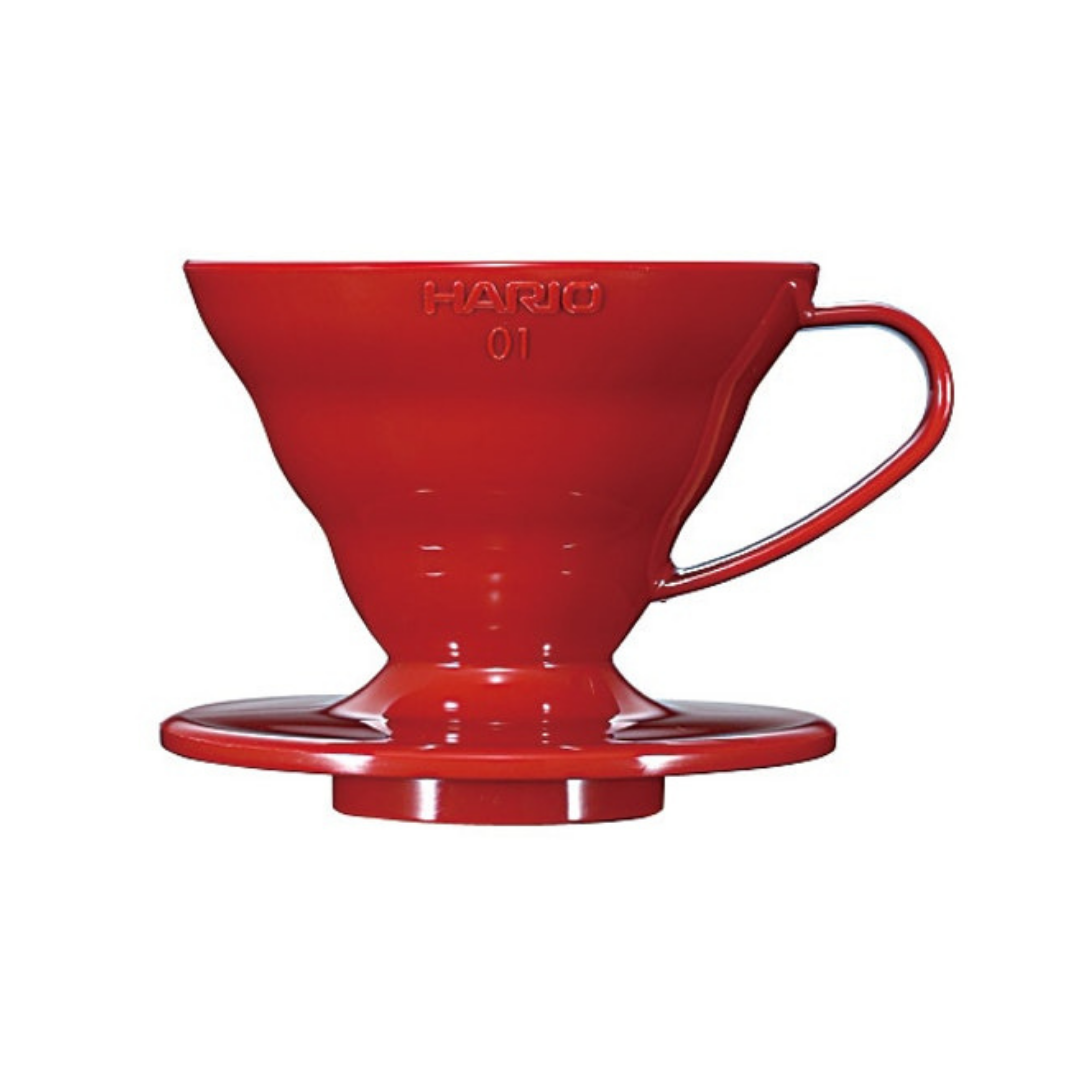 Cafetera Hario V60 Acrílico Tamaño 01 Roja