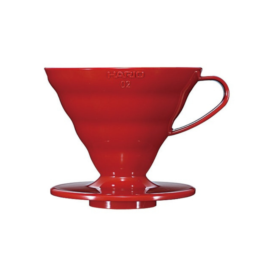 Cafetera Hario V60 Acrílico Tamaño 02 Roja