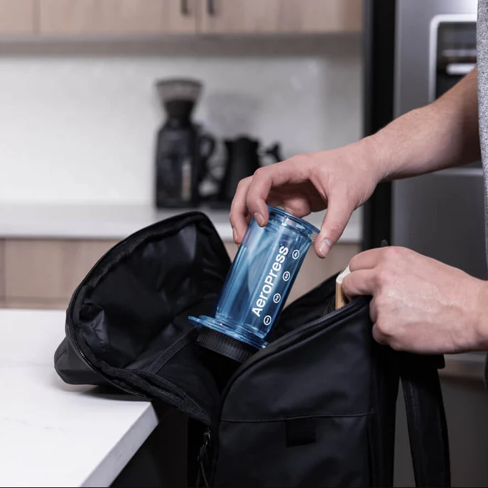 AeroPress Clear Blue Original + Accesorios y Filtros