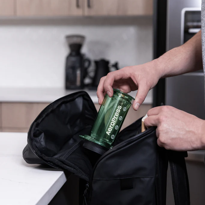 AeroPress Clear Green Original + Accesorios y Filtros