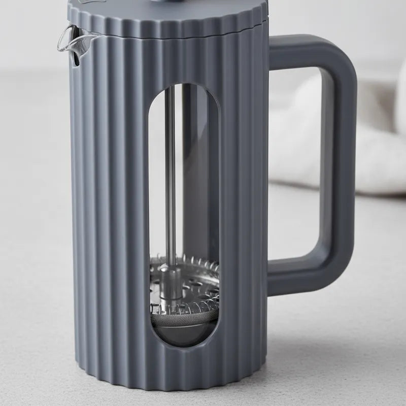 Cafetera Prensa Francesa Oroley Amalfi Gris - 6 Tazas