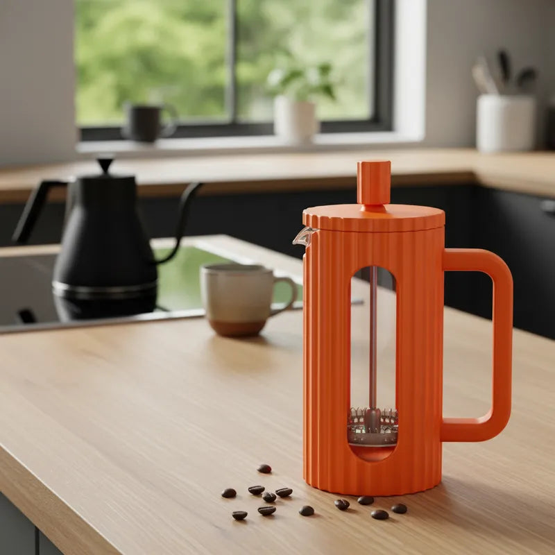 Cafetera Prensa Francesa Oroley Amalfi Naranja - 350 ml