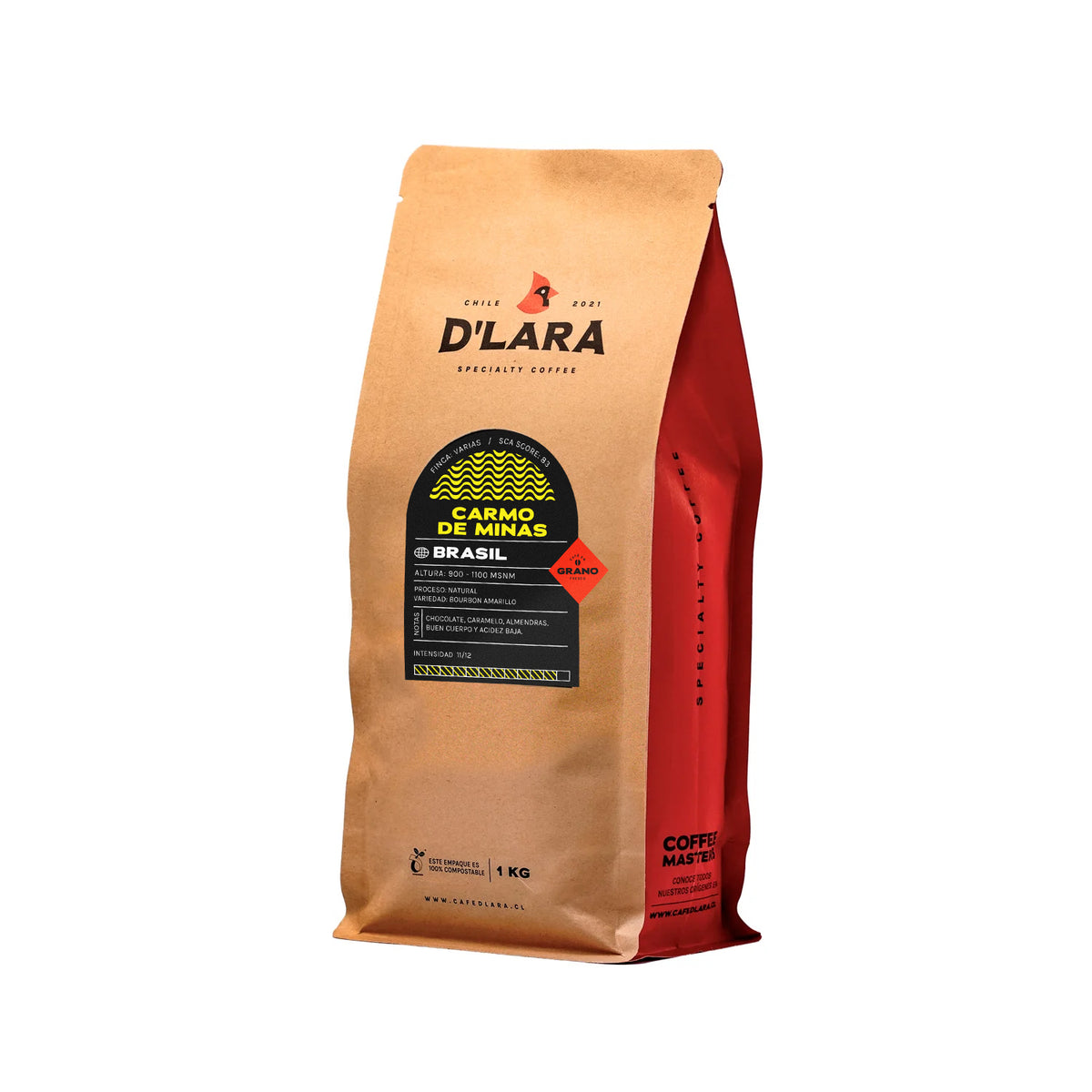 1KG Café de Especialidad Carmo de Minas - Brasil en Grano o Molido