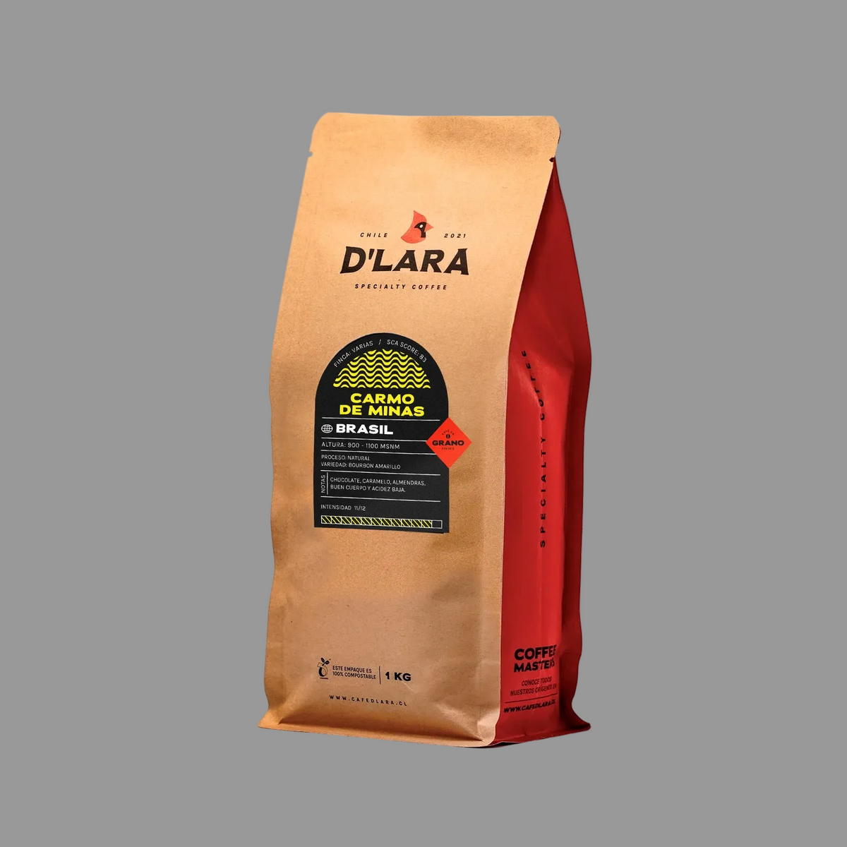 1KG Café de Especialidad Carmo de Minas - Brasil en Grano o Molido