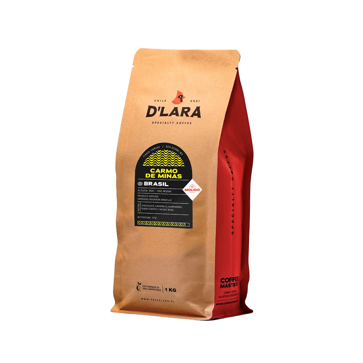 1KG Café de Especialidad Carmo de Minas - Brasil en Grano o Molido