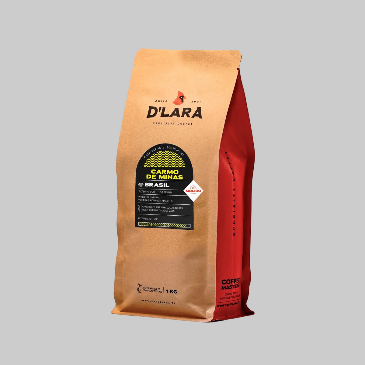 1KG Café de Especialidad Carmo de Minas - Brasil en Grano o Molido