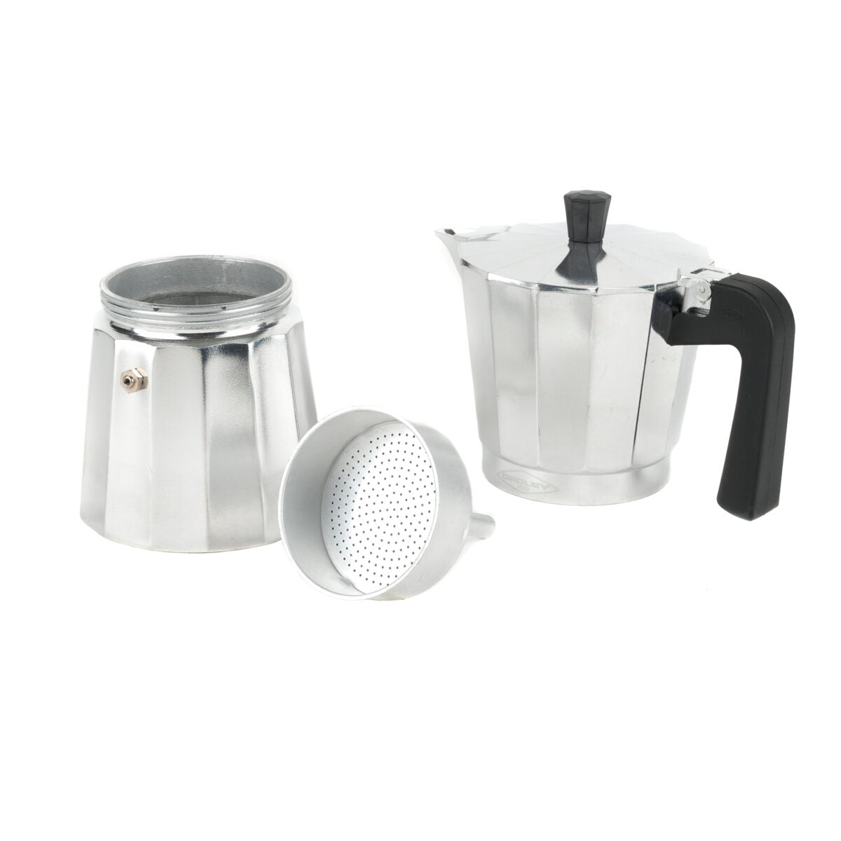 Cafetera Moka Italiana Oroley New Vitro 3 Tazas