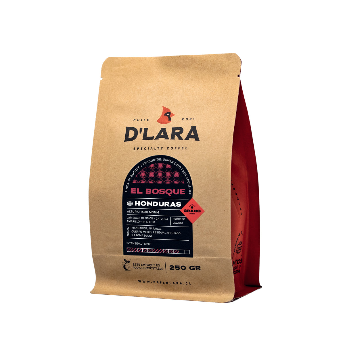 250G Café de Especialidad El Bosque - Honduras en Grano o Molido