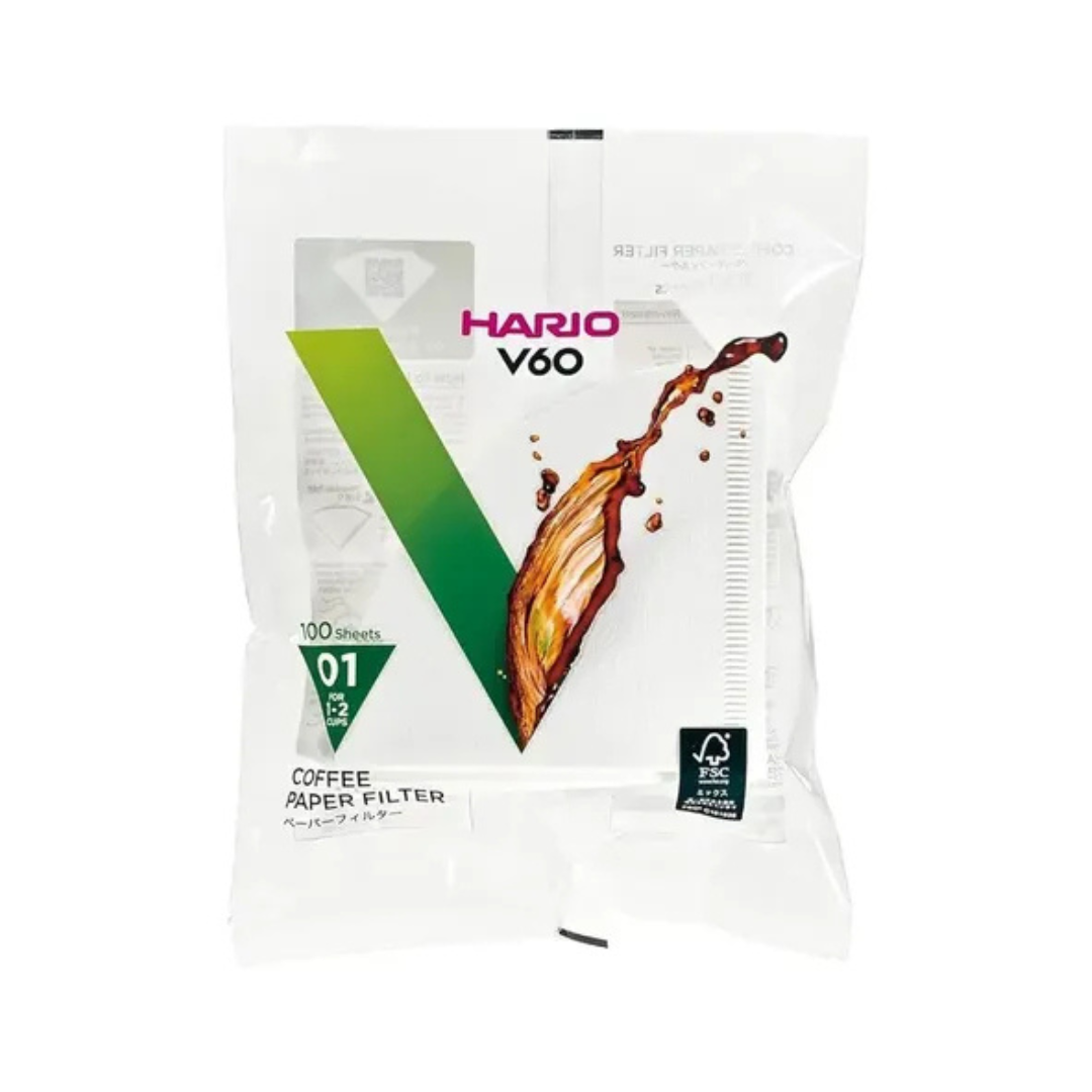 Filtros Hario V60-01 100 Unidades