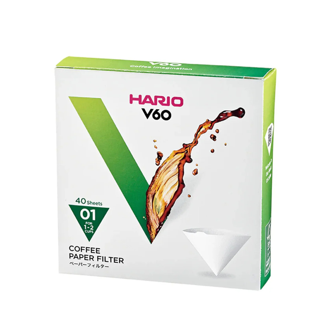 Filtros Hario V60-01 40 Unidades