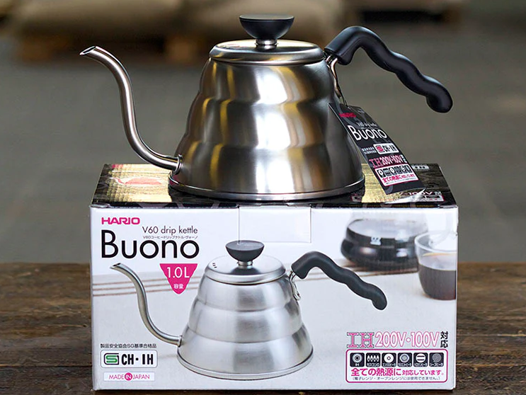 Kettle Tetera Original Buono de Hario Cuello de Cisne 1 Litro