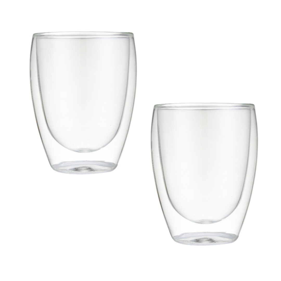 Set 2 vasos doble pared Palermo 300ml - Oroley
