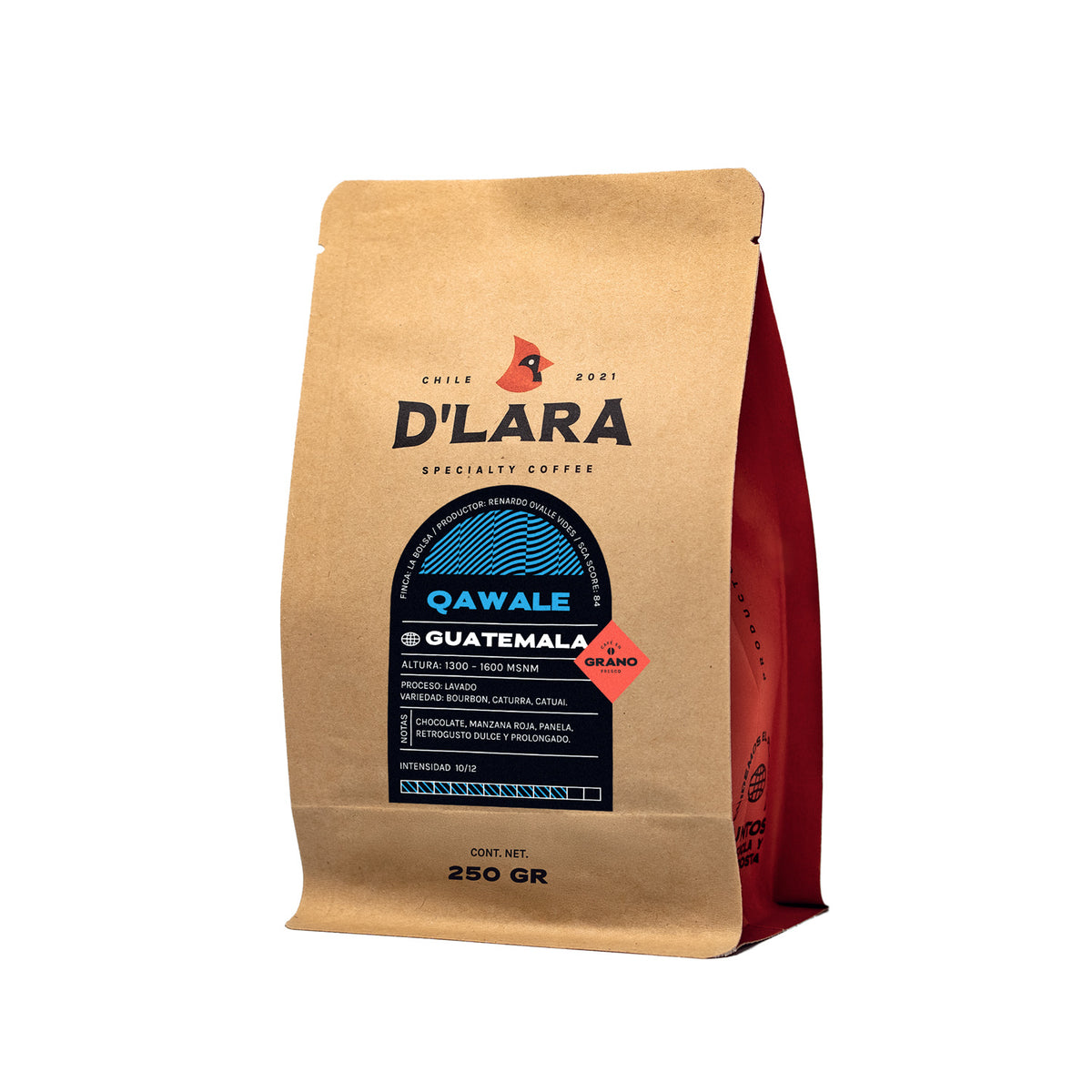 250G Café de Especialidad Qawale - Guatemala en Grano o Molido