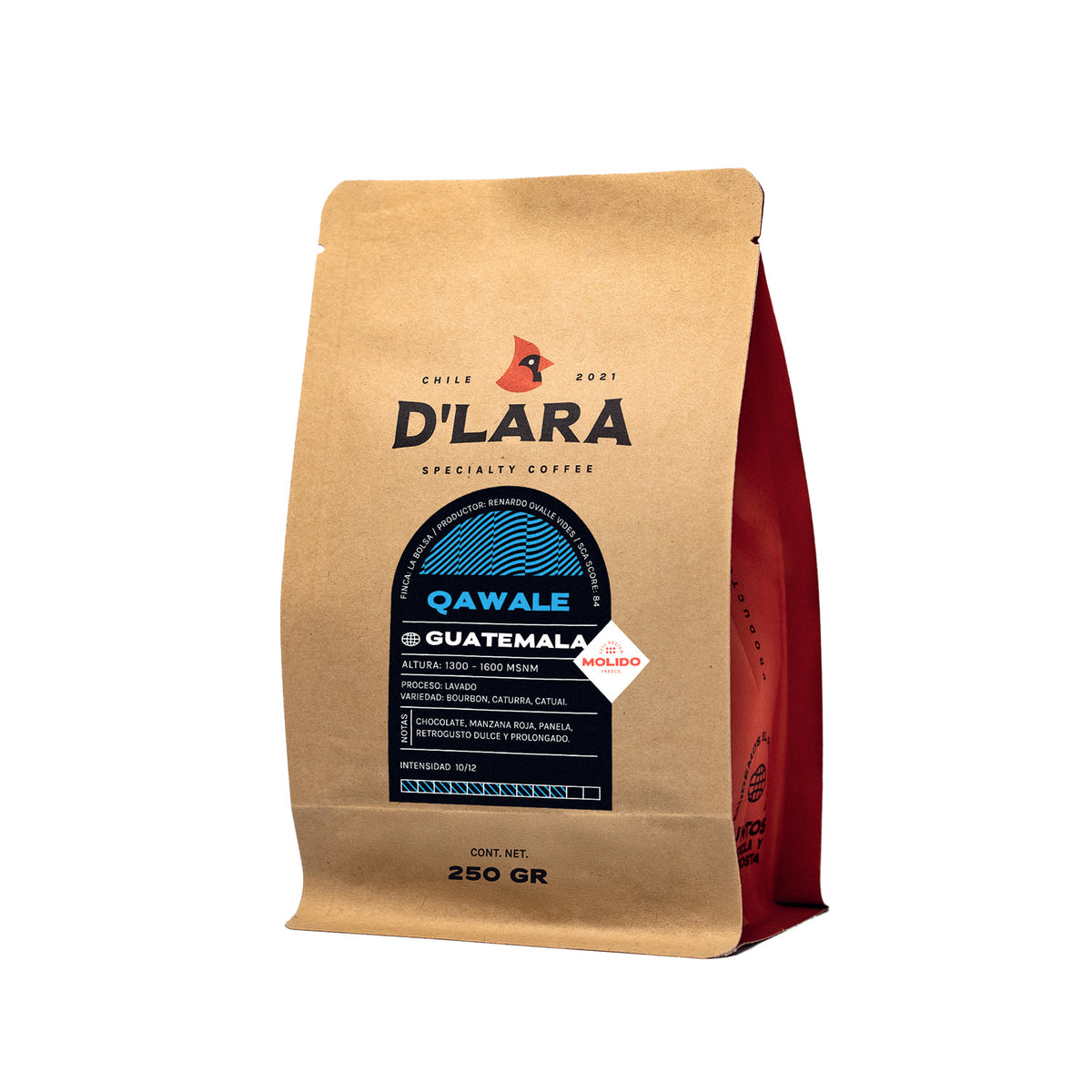 250G Café de Especialidad Qawale - Guatemala en Grano o Molido