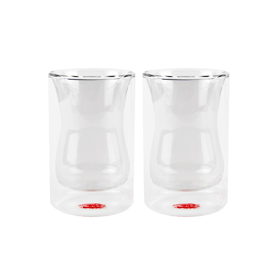 Set 2 vasos doble pared Milan 200ml - Oroley