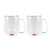 Set 2 tazas doble pared Vicenza 250ml - Oroley