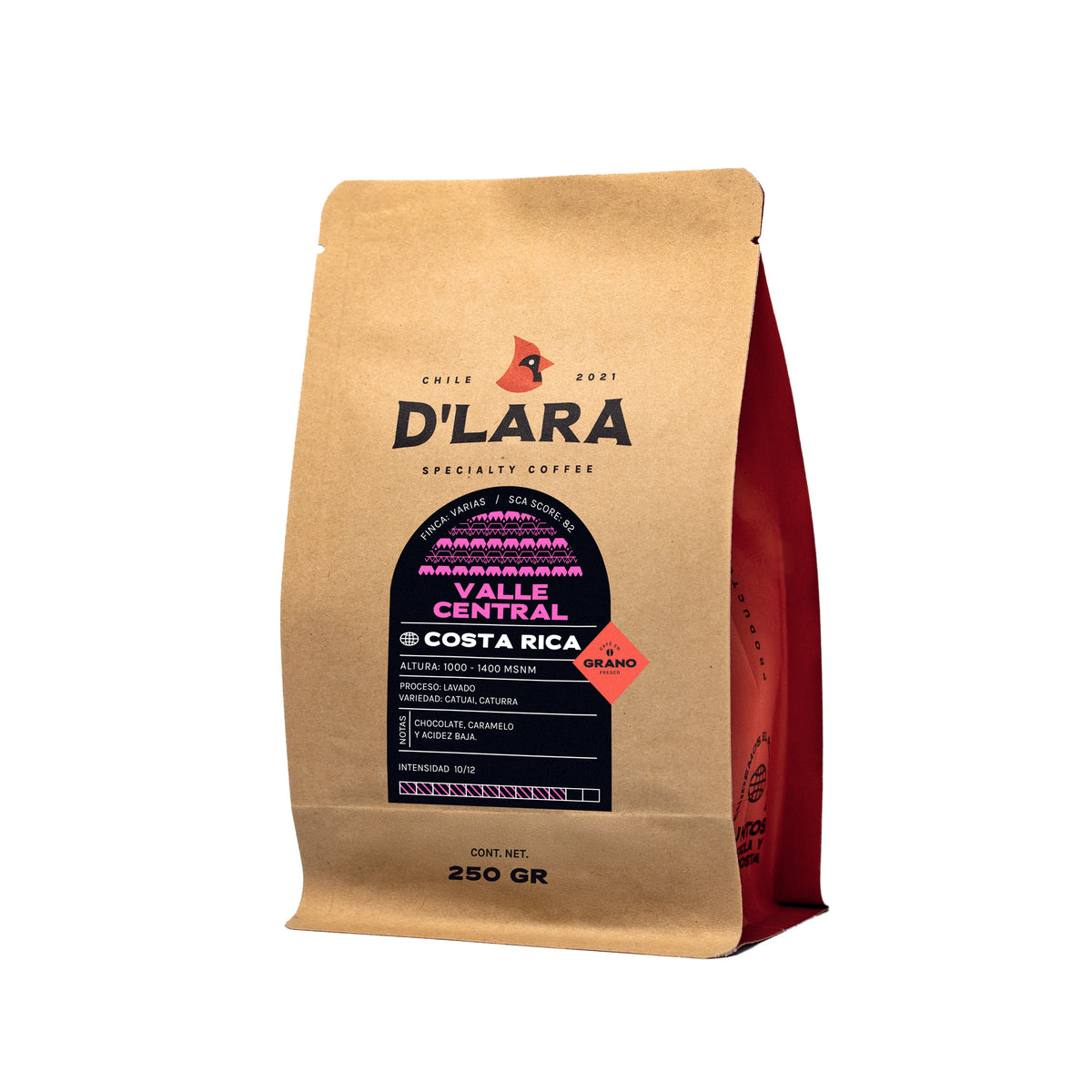 250G Café de Especialidad Valle Central - Costa Rica en Grano o Molido