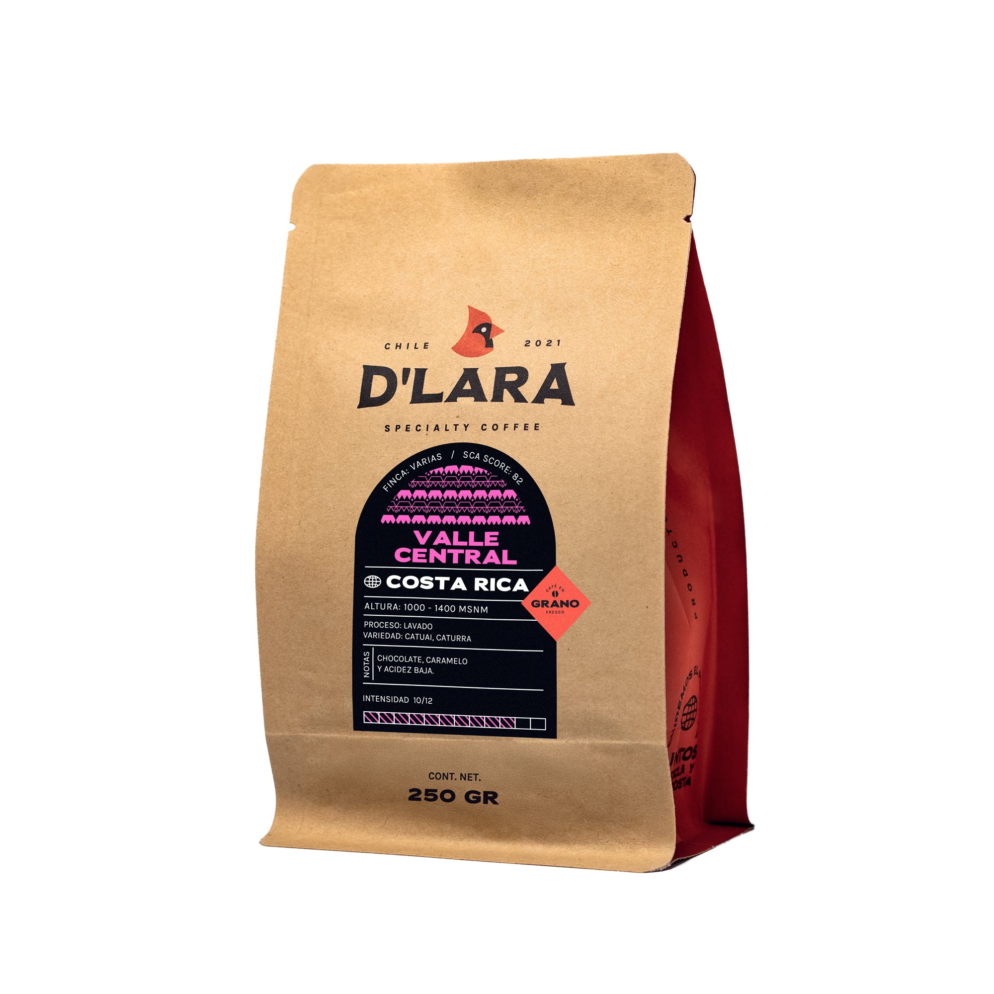 250G Café de Especialidad Valle Central - Costa Rica en Grano o Molido