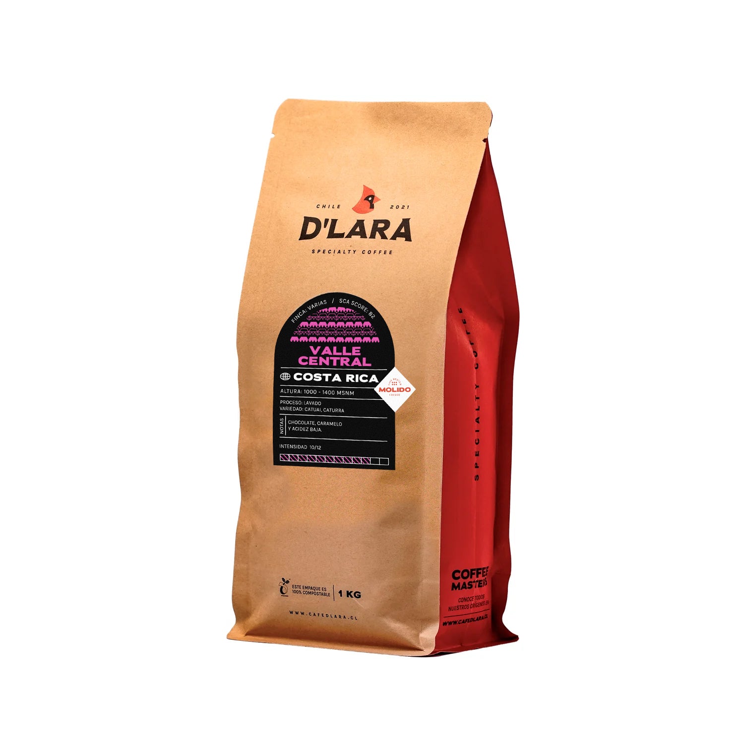 1KG Café de Especialidad Valle Central - Costa Rica en Grano o Molido