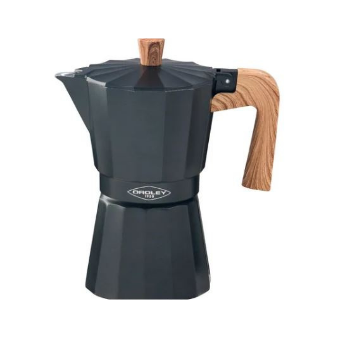 Cafetera Moka Italiana Oroley New Dakar Nature 6 Tazas