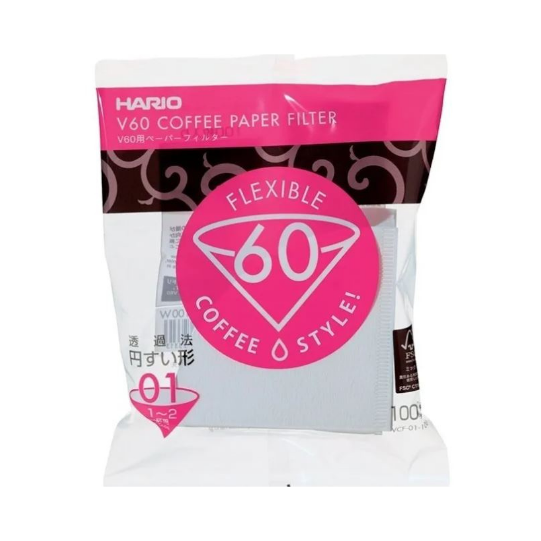 Filtros Hario V60-01 100 Unidades